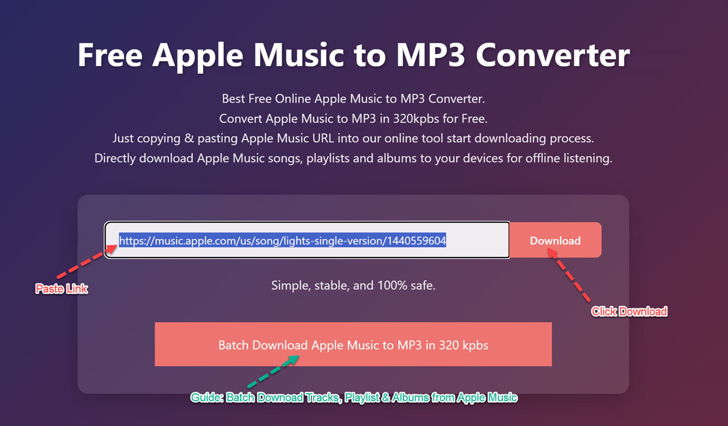  Visit Convert-Apple-Music.net Apple Music Converter to MP3