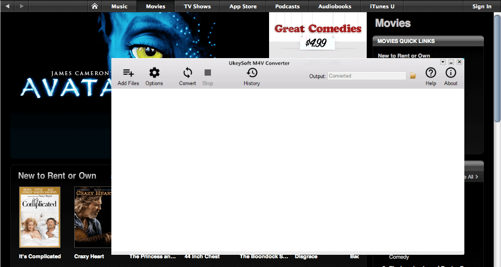 add iTunes M4V video