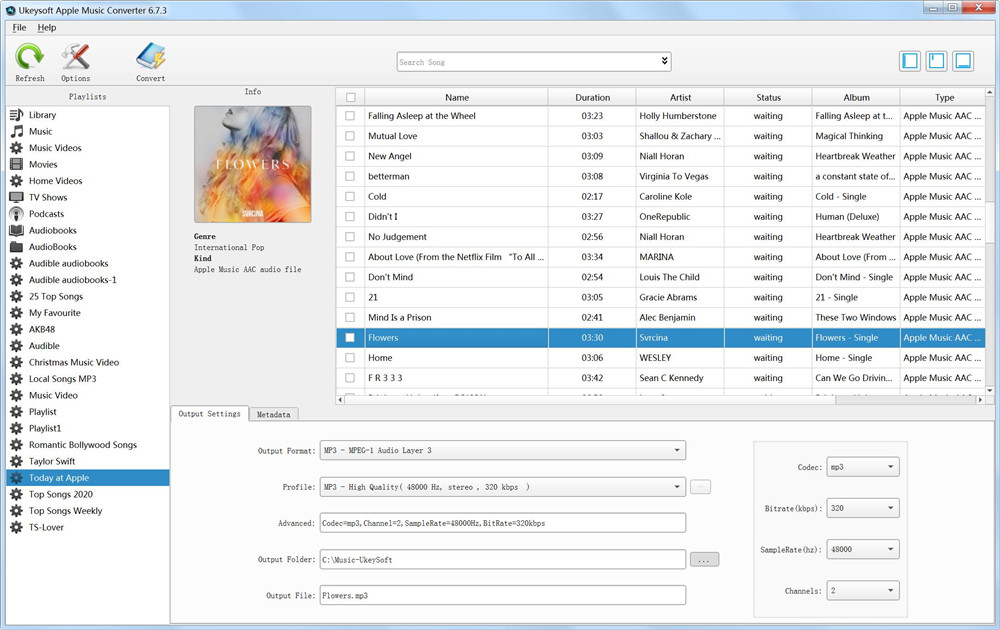apple music converter interface