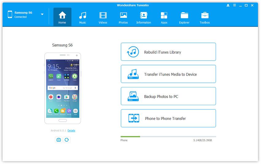 connect Samsung phone to computer