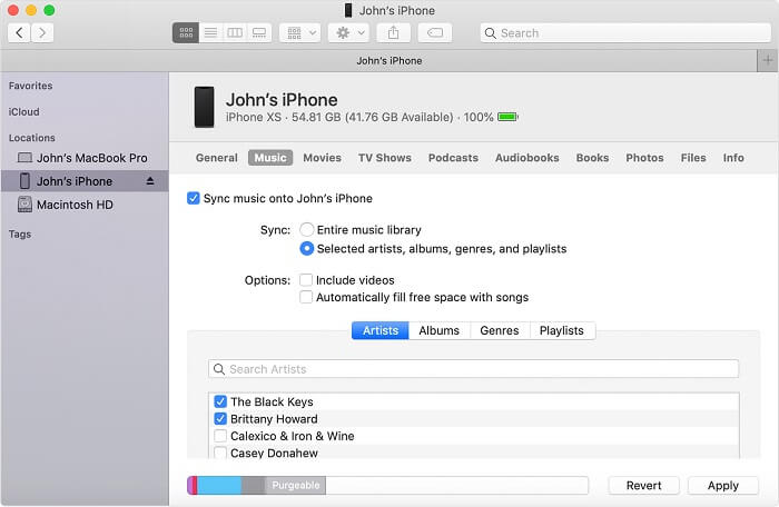 transfer music from mac to ipod