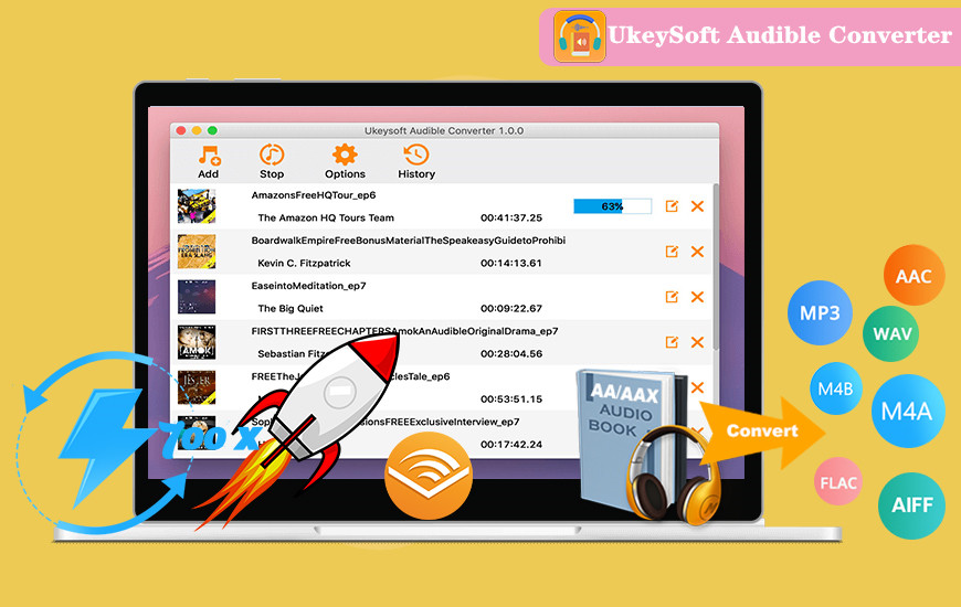 convert audible aa/aax audiobooks to mp3
