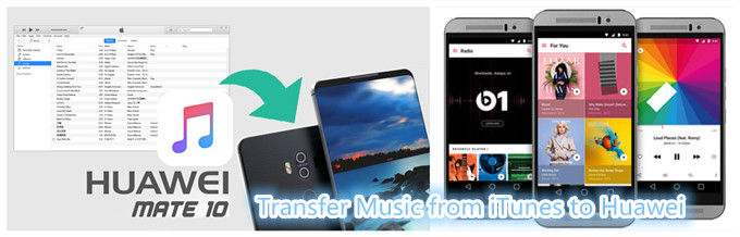 transfer iTunes music to Huawei Android phone