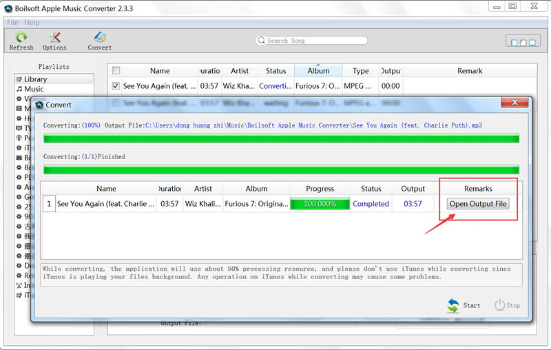 get iTunes music in MP3 format