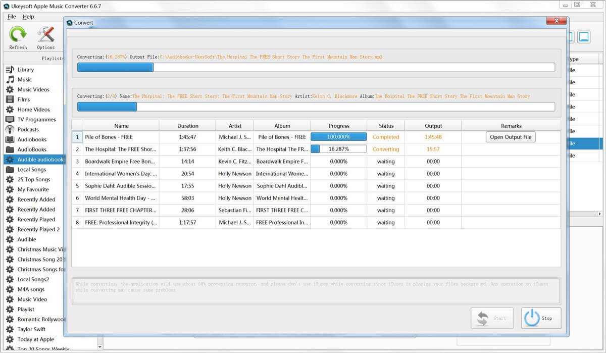 Convert Audiobooks to MP3