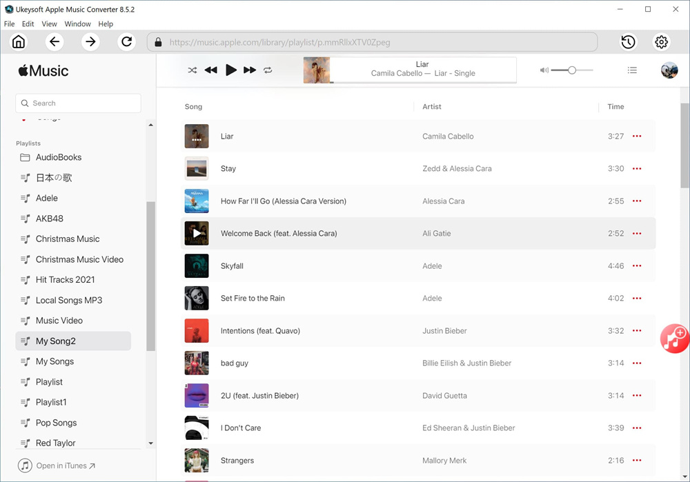 add Apple Music playlist