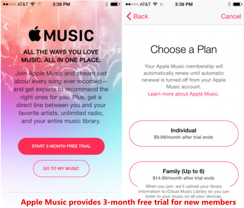 New Apple Music Member Get 3-Month Free Trial