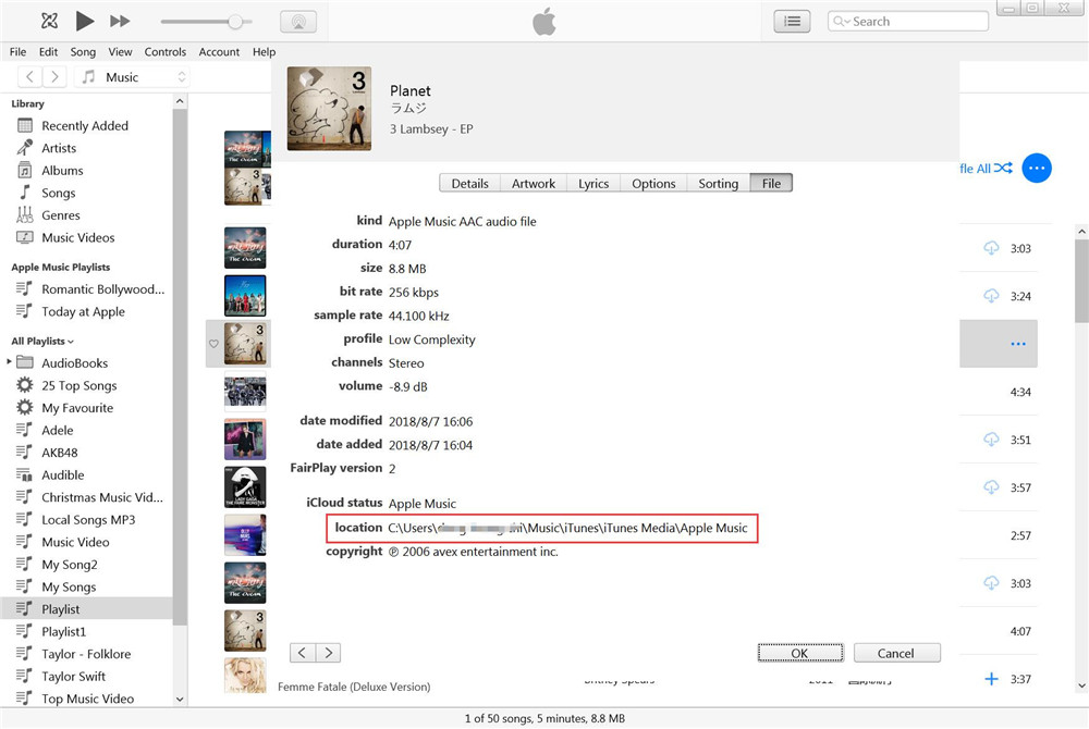 copy apple music