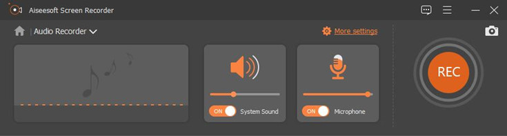 Spotify錄音機界面