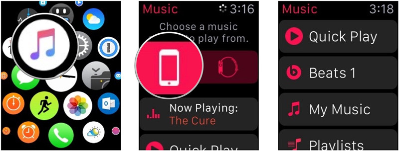 play Apple Music on Apple Watch
