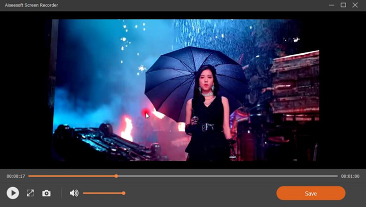 preview and save recorded Video