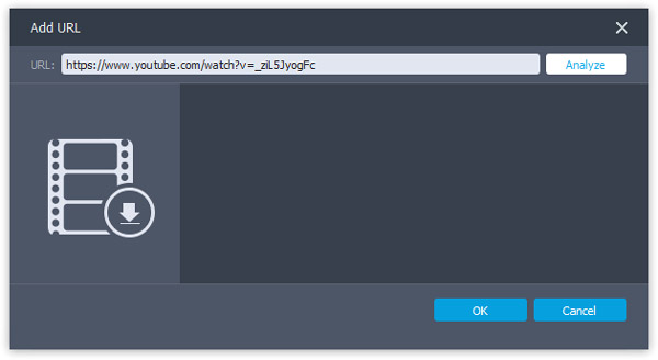 Enter the Youtube URL