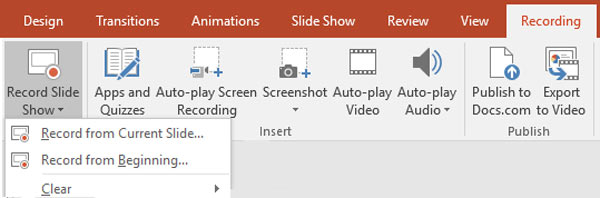 Record Narration in PowerPoint