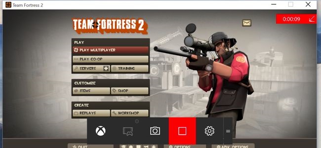 record gameplay windows 10 game bar