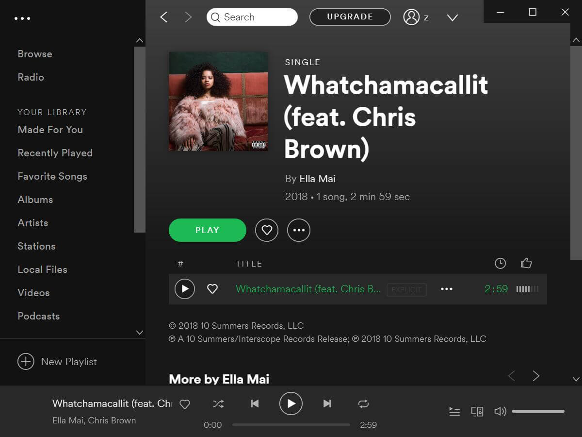 Open Spotify app