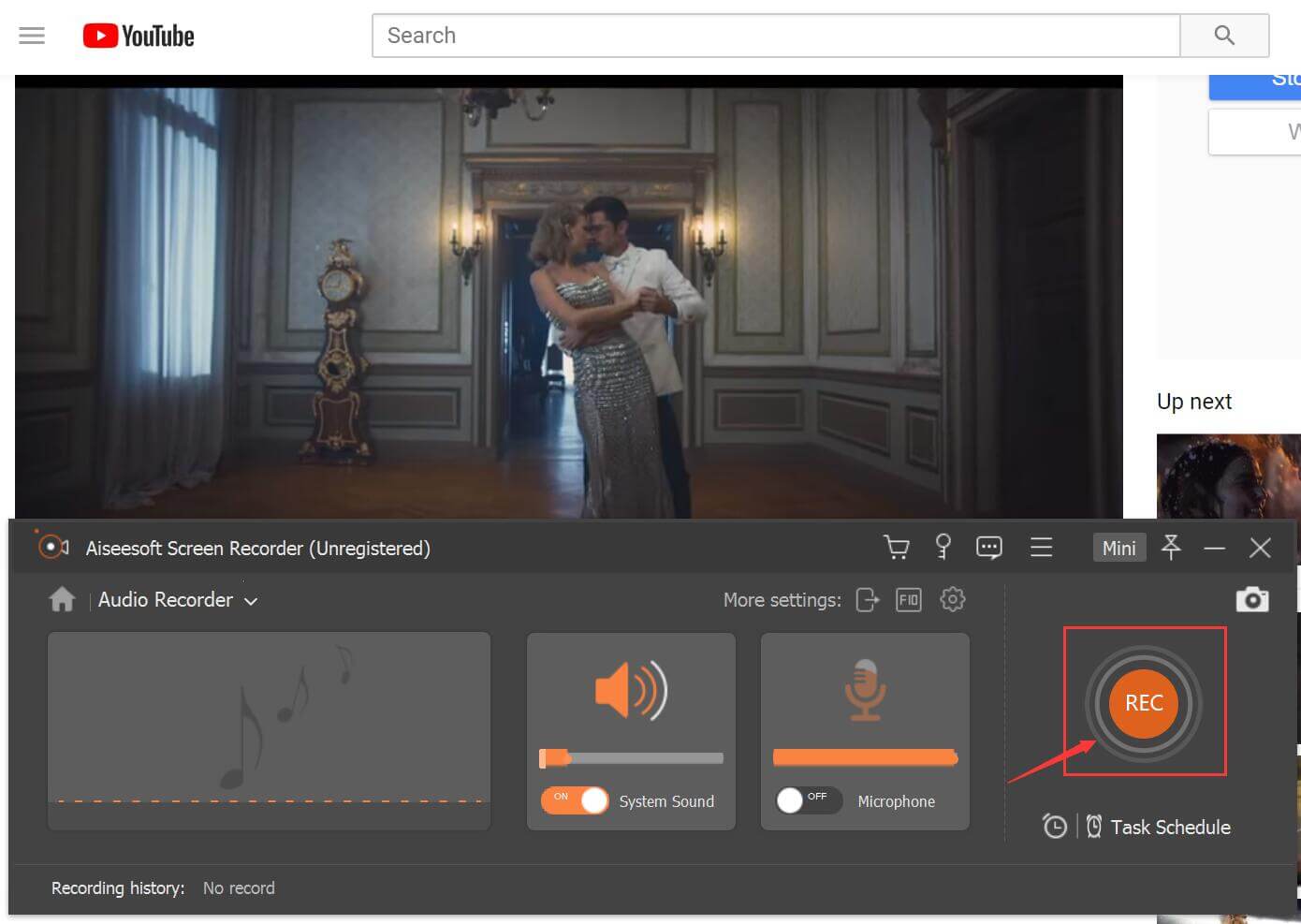 Start Recording Audio
