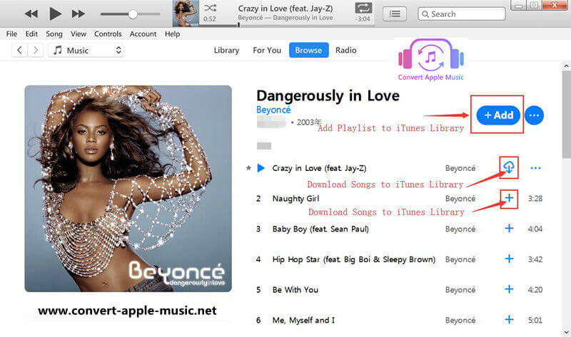 Add Apple Music Playlist to iTunes library