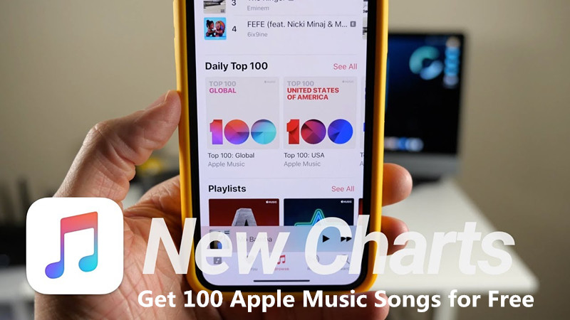 get top 100 apple music songs for free