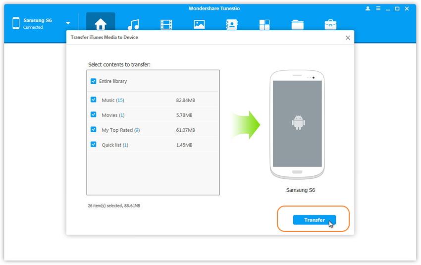 transfer itunes music to huawei p30