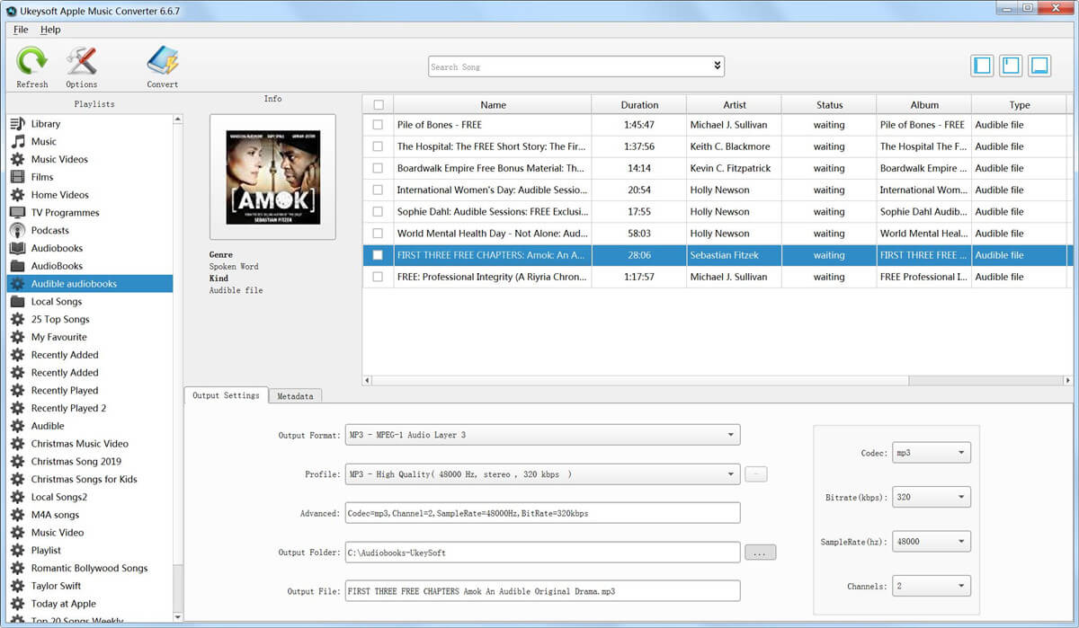 launch audible audiobook converter