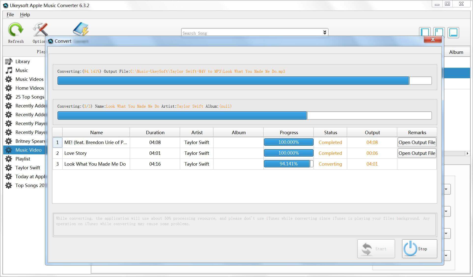 convert itunes music video mp3