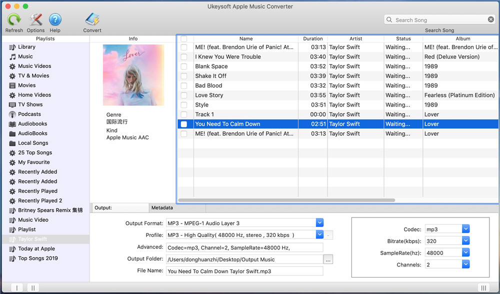 launch ukeysoft apple music converter