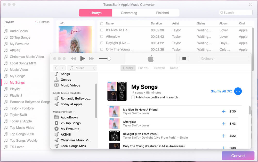 launch tunesbank apple music converter