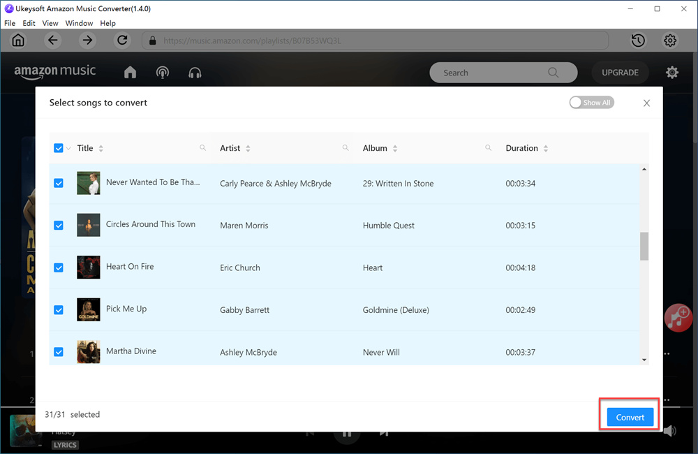 start convert amazon music to mp3