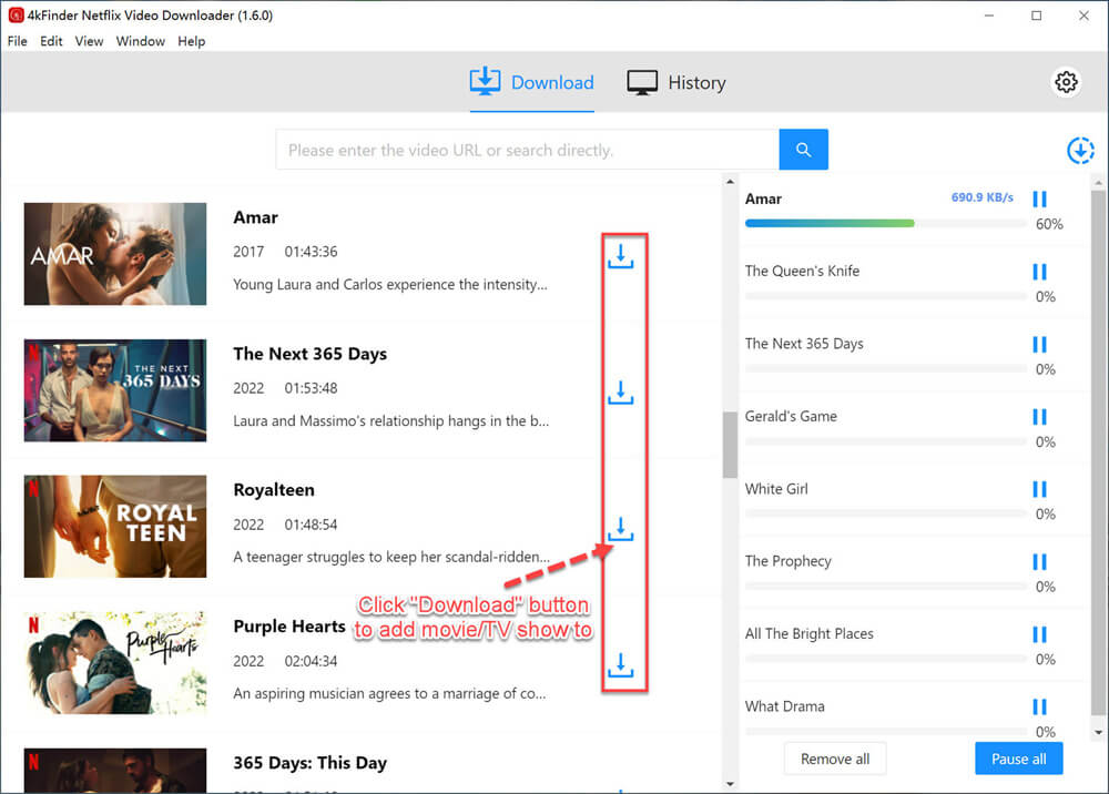 download netflix movie to mp4