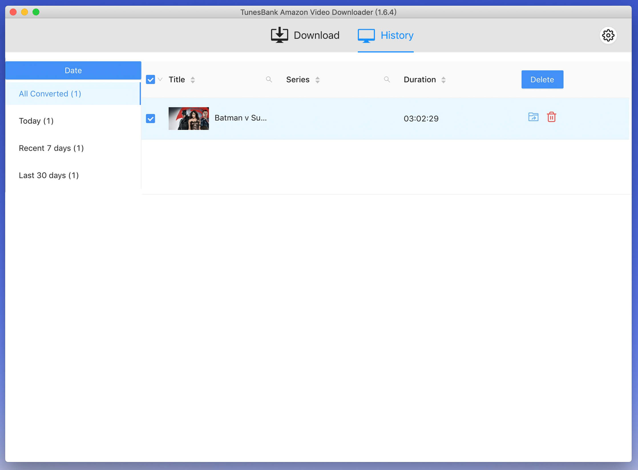 download history