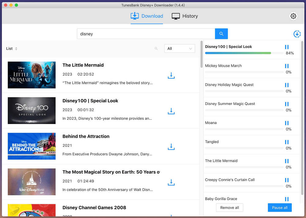 start downloading disney plus movies to mp4
