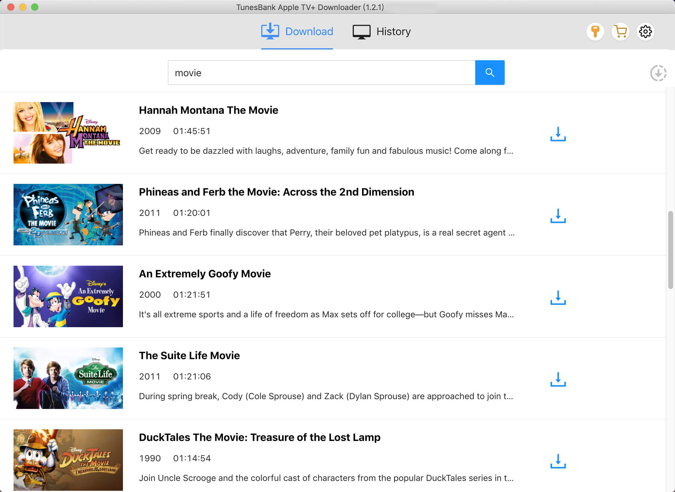 search apple tv video